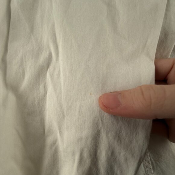 PRADA Size 40 (15.75) Long Sleeve Button Up Men Cotton Stretch Designer Ivory - Picture 16 of 16